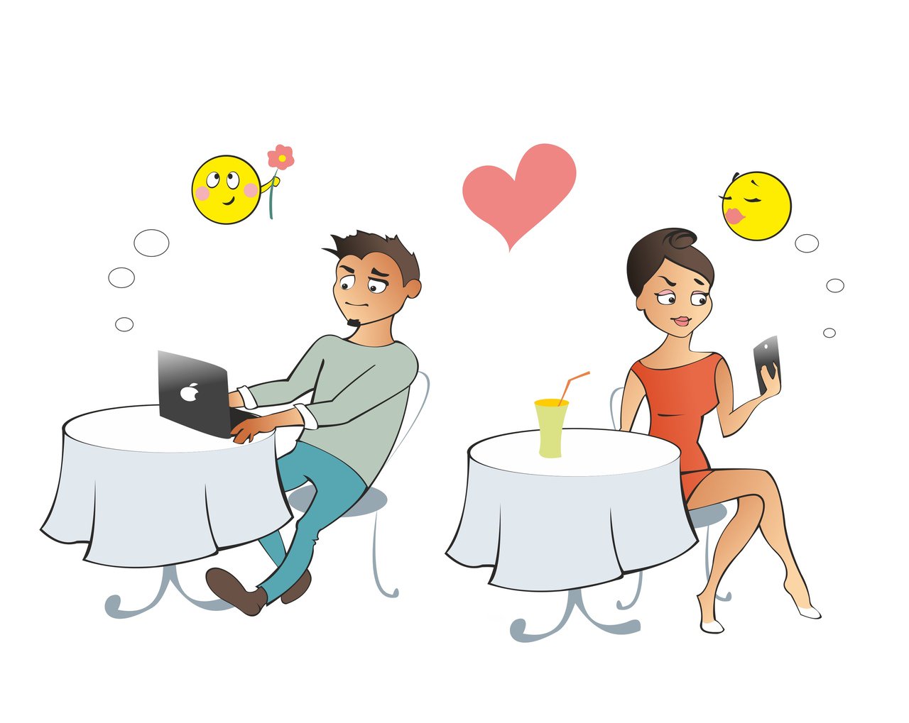 Плюсы и минусы онлайн знакомств